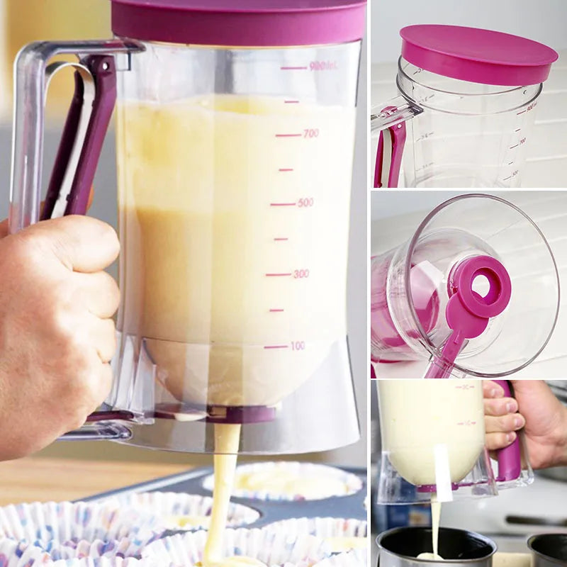 "Make Breakfast Prep a Breeze with Our Pancake Cupcake Batter Dispenser!